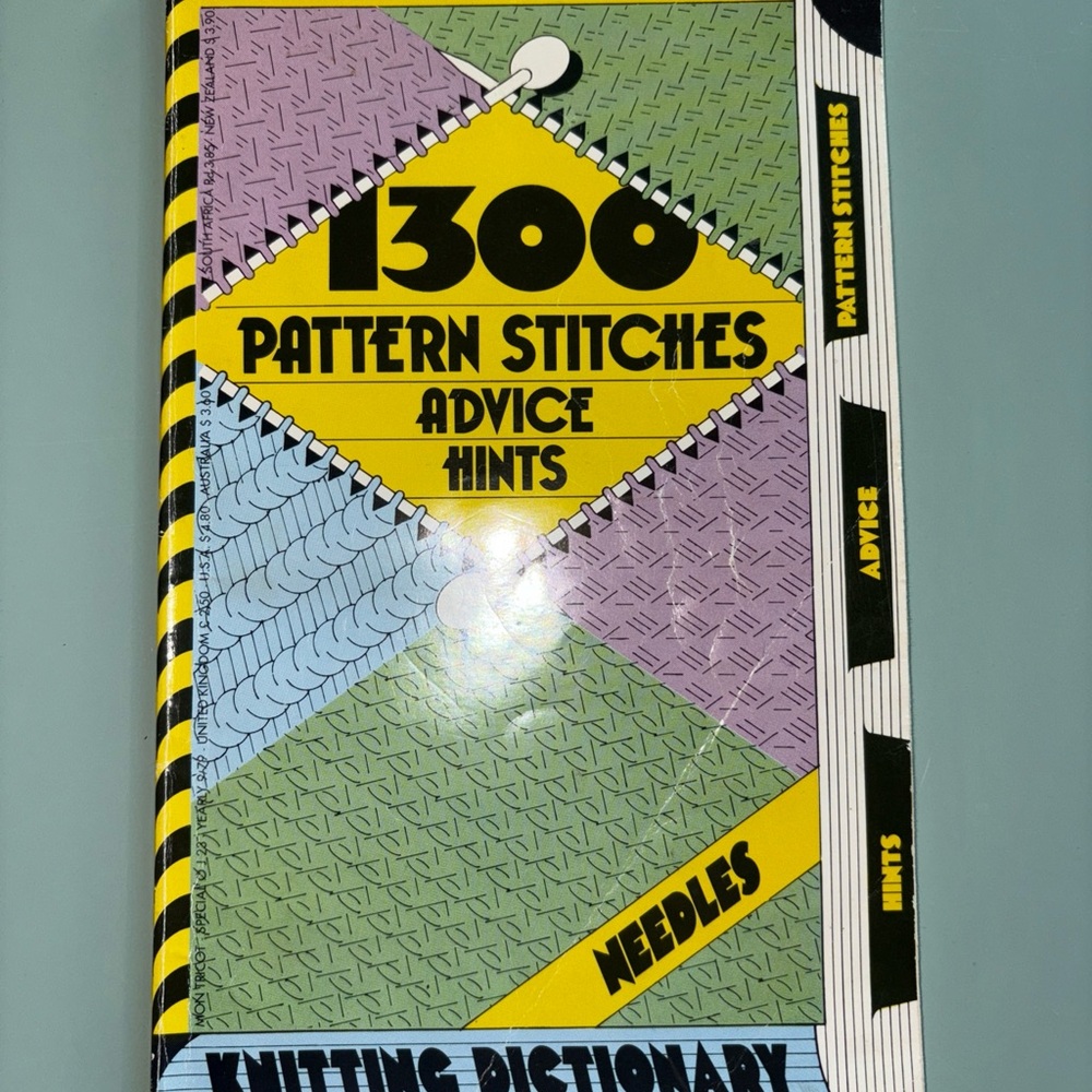 300 Pattern Stitches Knitting Dictionary